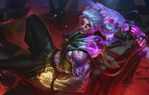 Art, League of Legends, Skin, LoL, Varus, Wild Rift, League of Legends Wild Rift, Fiend …