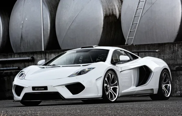 White, tuning, McLaren MP4-12C, FAB Design