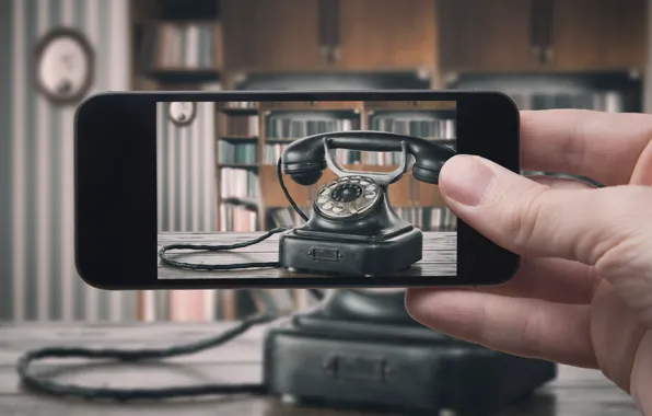 Dust, old phone, cell phone touch screen