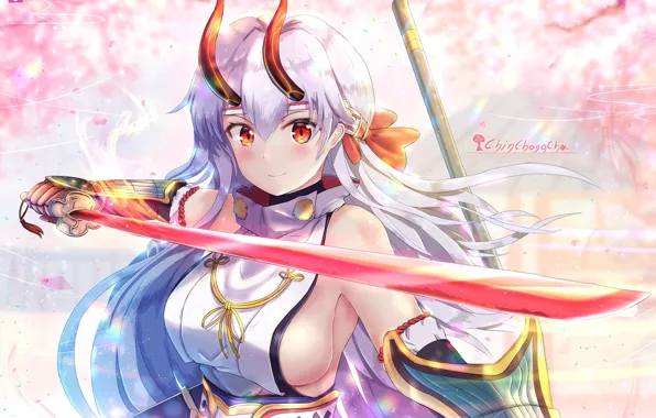 Девушка, аниме, арт, fate/grand order