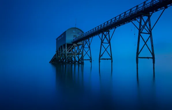 Море, Великобритания, спасательная станция, Selsey