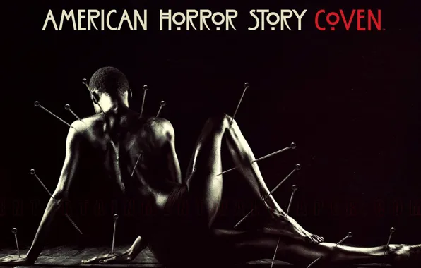 Иглы, ретро, мужчина, боль, ужасы, американская история ужасов, american horror story