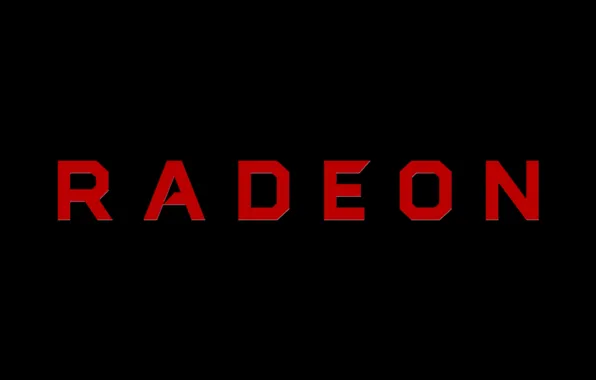 Картинка фон, логотип, AMD, тёмный, Radeon