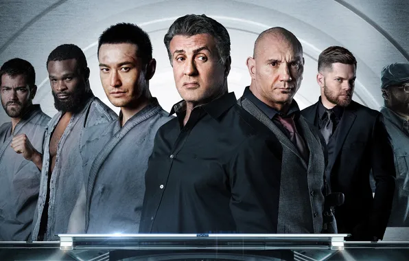 Боевик, постер, Сильвестр Сталлоне, 50 Cent, Sylvester Stallone, Dave Bautista, Дэйв Батиста, Wes Chatham