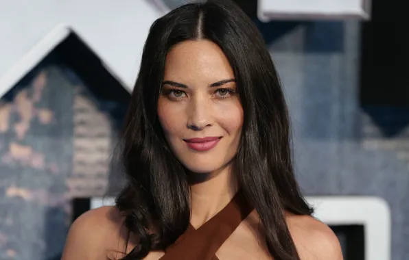 Взгляд, поза, модель, макияж, актриса, брюнетка, Olivia Munn, телеведущая