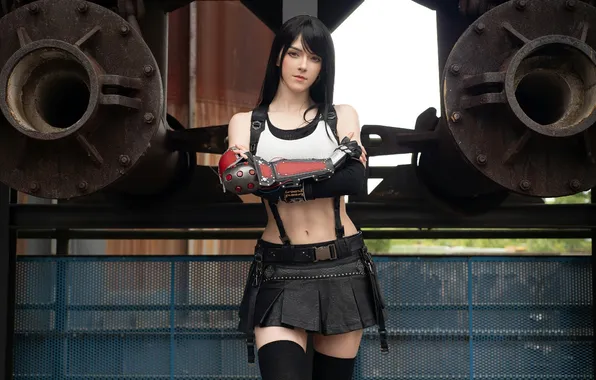 Final Fantasy, woman, young, beautiful, model, Cosplay, charming, candyball