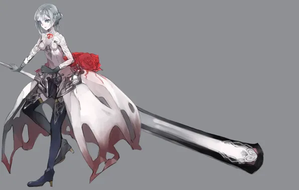 Девушка, оружие, Snow White, Sinoalice