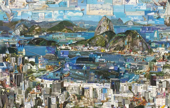 Rio de Janeiro, Vik Muniz, Postcards from Nowhere, contemporary art
