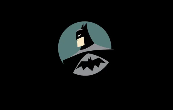 Картинка batman, знак, маска, Бэтмен, эмблема, плащ, супергерой, hero