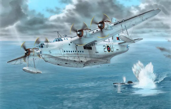 Великобритания, Летающая лодка, Short Sunderland, Многоцелевая, Sunderland Mk.III