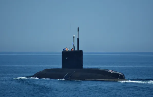 Лодка, черное море, учения, подводная, вмф, дизельная, проект 636.3