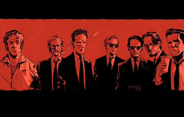 Арт, Art, Бешеные псы, Reservoir Dogs, by Gleb Melnikov, Gleb Melnikov