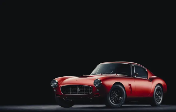 Красный, Авто, Минимализм, Машина, Ferrari, Рендеринг, Concept Art, Vehicles