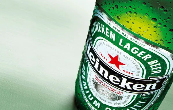 Бутылка, пиво, Heineken