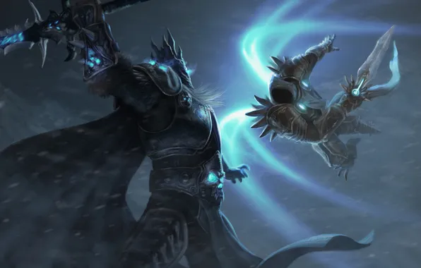 Картинка Warcraft, diablo, Arthas, Arthas Menethil, Tyrael, Heroes of the Storm, Archangel of Justice