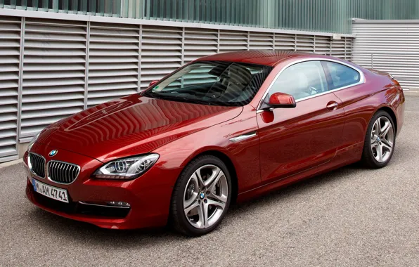 BMW, красная, Coupe, бэха, xDrive, тачила, 640d