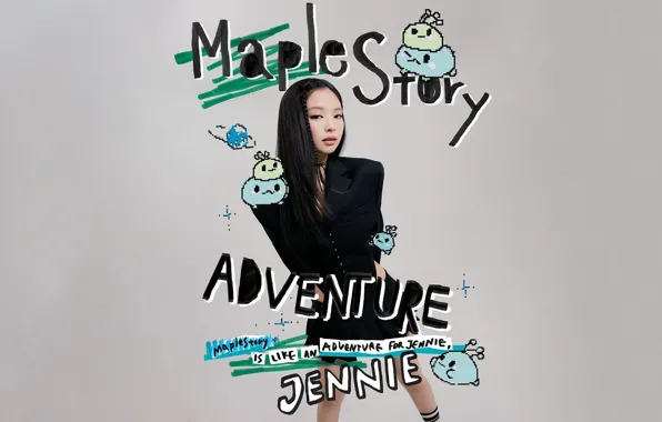 Обои для рабочего стола, kpop, blackpink, блэкпинк, корейская певица, 2400x1350, kim jennie, ким дженни