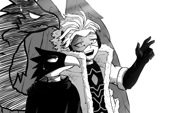 Крылья, очки, перчатки, My Hero Academia, Boku No Hero Academia, Моя Геройская Академия
