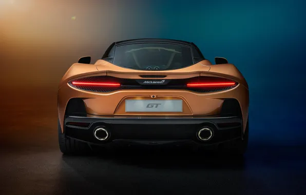 McLaren, суперкар, вид сзади, 2019, McLaren GT