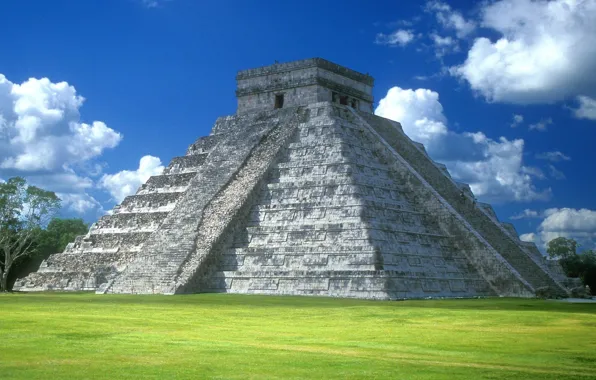Картинка Мексика, Пирамида Кукулькан, Юкатан