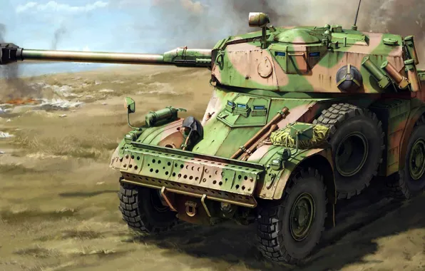 Panhard, AML 90, French Light Armoured Car, Французский легкий бронеавтомобиль