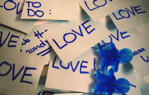 Любовь, синий, надписи, голубой, настроения, love, записки, заметка