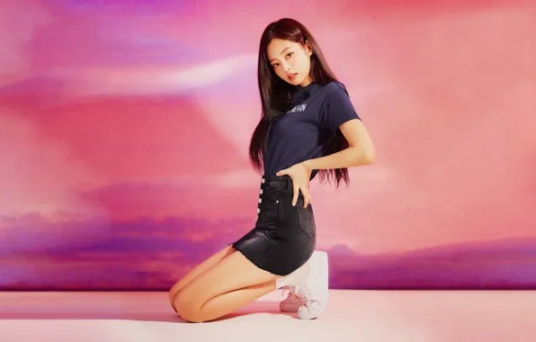 Обои для рабочего стола, kpop, 16:9, blackpink, 3840x2160, calvin klein, блэкпинк, корейская певица