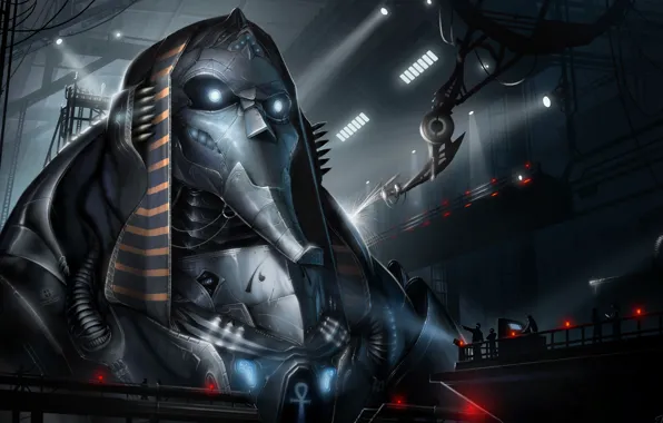 Машина, знак, ангар, pharaoh, персонал