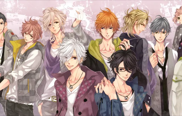 Аниме, парни, братья, Brothers Conflict, братский конфликт