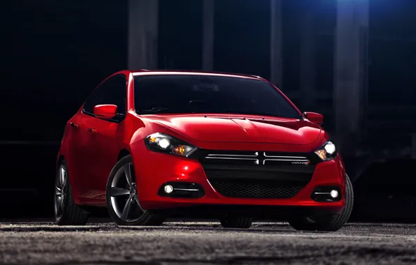 Dodge, Red, Gran Turismo, Dart