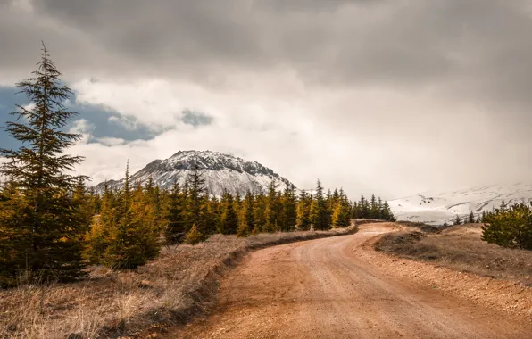 Картинка дорога, горы, природа