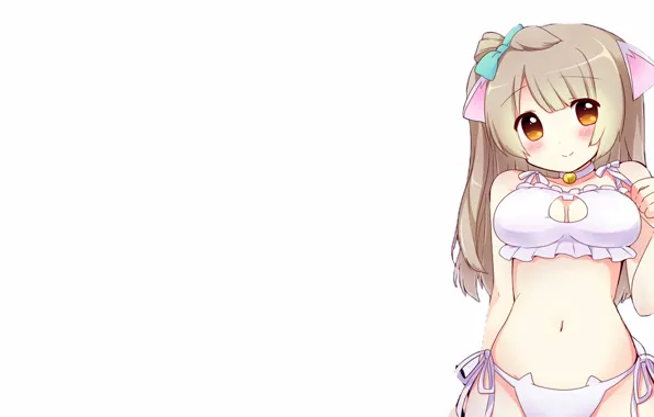 Girl, sexy, lingerie, pantsu, bra, cleavage, panties, long hair