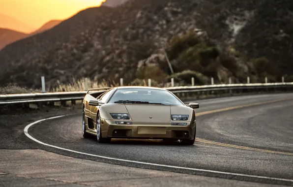 Lamborghini, Front, Diablo, Road, Face, Diablo VT, Diablo SE