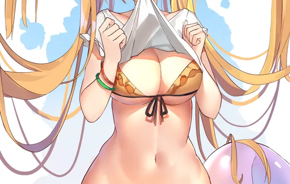 Girl, sexy, boobs, anime, beautiful, pretty, erotic, breasts