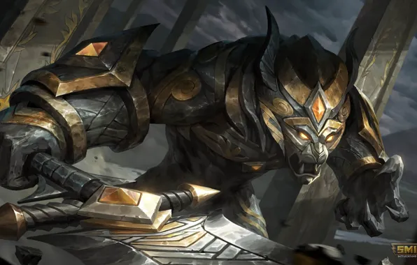 Меч, существо, Smite, Anhur