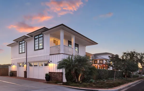 Картинка дом, фото, гараж, USA, особняк, Newport Beach