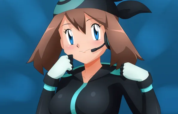 Girl, sexy, may, blouse, brown hair, boobs, anime, beautiful