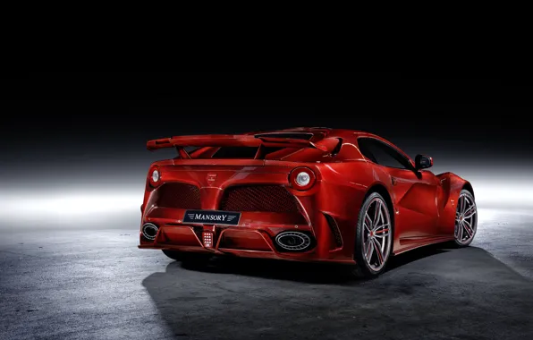 Ferrari, суперкар, вид сзади, Mansory, Berlinetta, F12, 2013, La Revoluzione