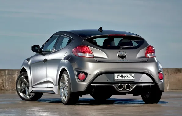 Машина, Hyundai, хёндай, Turbo, задок, Veloster
