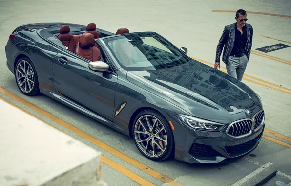Полосы, транспорт, мужик, автомобиль, BMW 850i