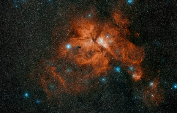 Eta Carinae, Constellation Carina, Field of view, η Car A, η Car B, Trumpler 16 …