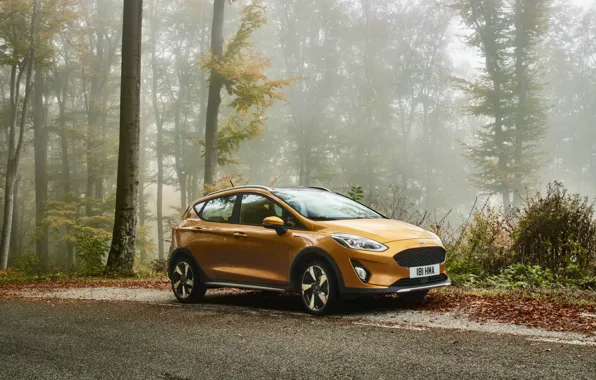Ford, золотистый, Fiesta, Active, хэтчбэк, 2017