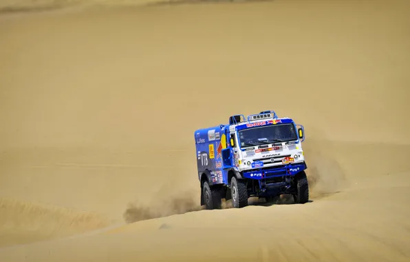 Песок, Грузовик, Мастер, Россия, Kamaz, Rally, Dakar, КАМАЗ-мастер