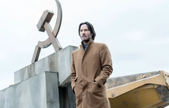 Взгляд, мужчина, пальто, Киану Ривз, siberia, Keanu Reeves