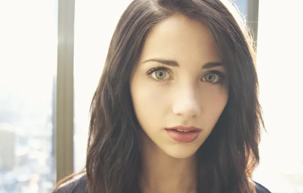 Картинка девушка, лицо, модель, model, brunette, EMILY RUDD