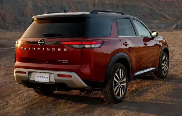 Мощь, Ниссан, внедорожник, Nissan, power, Pathfinder, SUV, экстерьер