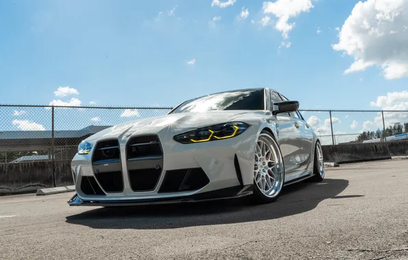 BMW, Grey, BMW M3, Road