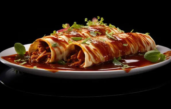 Картинка food, pancakes, syrup, filling