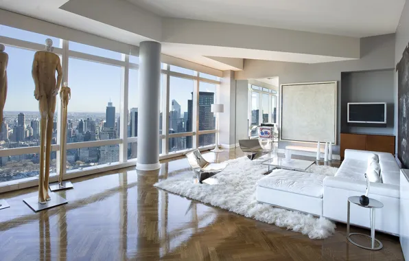 Комната, интерьер, NYC, гостиная
