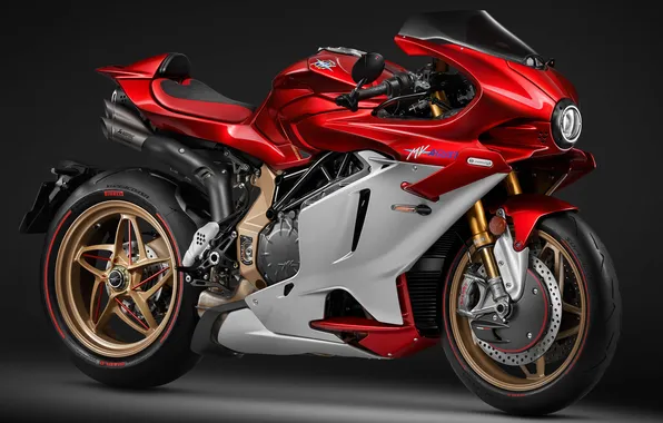 Картинка MV Agusta, 1000, Bikes, Superveloce, 2024, Dark background, Sports bikes, Serie Oro